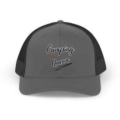 Camping Queen Snapback Trucker Cap – Adventure in Style!