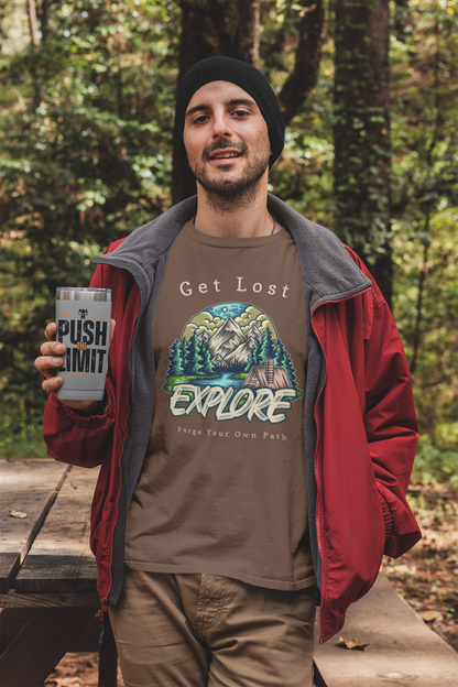 Get Lost Explorer T-Shirt – Find Yourself in the Wild 🌲